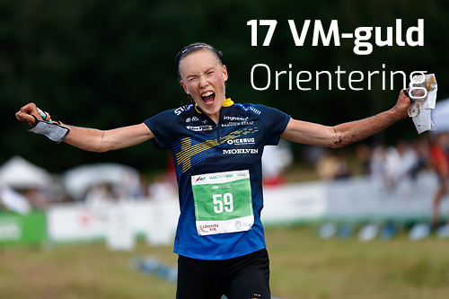 10 VM-guld i Orientering